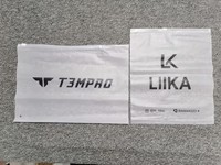 Sacs à fermeture éclair imperméables en PE biodégradable et écologiques, résistants à la chaleur, pour vêtements, chaussures, sous-vêtements, impression offset/sérigraphie personnalisée