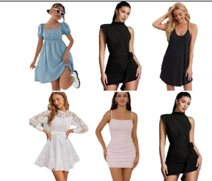 Robes à imprimé floral pour femmes, robe maxi moulante d'été, robe de soirée sans manches, robe midi à manches bouffantes, vêtements d'occasion, seconde main - Product Image 5