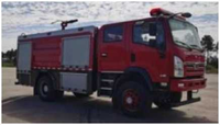 Camión de Bomberos Sanhuan 4x2 de Uso Municipal e Industrial con Tanque de Agua de 5000L, Directo de Fábrica