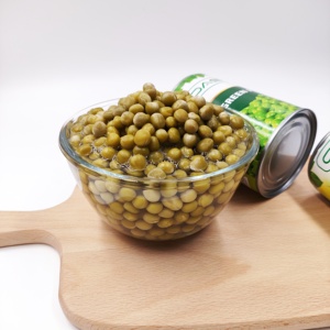 Piselli Verdi in Salamoia in Scatola a Prezzo di Fabbrica 184g 400g 800g 3000g Verdura Conservata in Latta Pronta da Mangiare Marchio OEM - Product Image 3