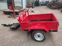 Remorque de tracteur à main personnalisable petite remorque agricole remorque à micro motoculteur mini chariot de tracteur à pied pour usage agricole