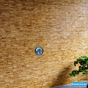Panel de Pared 3D de Mosaico de Madera Maciza Hecho a Mano, con Diseño de Bambú Natural, para Decoración de Interiores de Sala de Estar, <span class=keywords><strong>TV</strong></span>, Hotel - Product Image 1