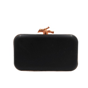 Wholesale Rose gold tree head clutch bag frame box purse frame with plastic box