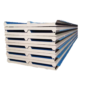 Hot Sale PU <strong>Sandwich</strong> Wall <strong>Panel</strong> Polyurethane Insulated <strong>Roof</strong> and Wall Both Face Metal Steel <strong>Panels</strong> - Product Image 1