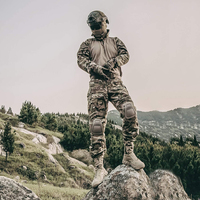Ensemble de vêtements de chasse tactiques personnalisés, imperméables, respirants, chauds, camouflage, unisexe, vêtements d'entraînement durables pour l'extérieur