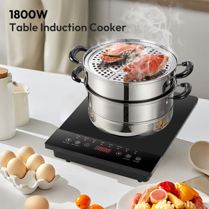 <span class=keywords><strong>Placa</strong></span> <span class=keywords><strong>de</strong></span> Inducción Portátil <span class=keywords><strong>de</strong></span> 1800W con un Solo Quemador, Cocina Eléctrica <span class=keywords><strong>de</strong></span> Sobremesa, 11 Modos <span class=keywords><strong>de</strong></span> Cocción, Pantalla Digital para el Hogar - Product Image 2