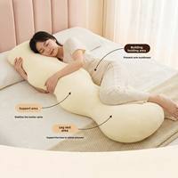 Bantal Tubuh Panjang Sutra Es Pendingin untuk Tidur Menyamping - Bantal Silinder Lembut untuk Penyangga Kaki, Kehamilan & Istirahat di Tempat Tidur