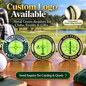 Niveau à bulle OEM ODM pour lecteur de green de golf 40 mm – Accessoire portable de lecture de pente pour marques et distributeurs de golf - Product Image 6