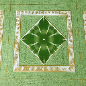 Tapis en vinyle Lamin Rouleau de linoléum en PVC Tapis de support en feutre à carreaux <span class=keywords><strong>noir</strong></span> <span class=keywords><strong>et</strong></span> <span class=keywords><strong>blanc</strong></span> avec mousse stratifiée à 2 couches - Product Image 3