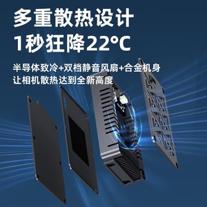 Ventilateur de refroidissement pour appareil photo Soulmate, pour Sony Zve1 A7m4 A6700 A7c2 A7cr Zv, portable, en fibre de carbone - Product Image 4