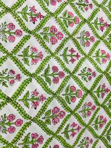 Veste matelassée en coton imprimée à la main, légère et chaude, vêtement d'extérieur artisanal traditionnel, idéale pour un style décontracté et ethnique - Product Image 6