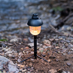 Trípode de aleación de aluminio para cámara de luz de camping, plegable, ligero, con 3 secciones de patas y diseño de bloqueo giratorio - Product Image 2