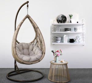 Hot PE Rattan in vimini due posti appeso sedia Casual altalena per camera da letto scuola parco <span class=keywords><strong>cucina</strong></span> Villa laboratorio cortile - Product Image 5