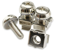 Vis à tête pivotante en acier inoxydable MJT36, axe ultra court, goupille de fixation à hauteur égale, finition zinc, classe 4, UNC