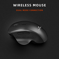 Souris gamer Jertech W500 nouvelle, 1600 DPI, type C, 2,4 GHz, double mode, rechargeable, sans fil