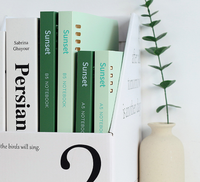 Carnet A5 Vert PP Effet Coucher de Soleil en Gros – Livre Meomo avec Logo Personnalisé, Cadeau Promotionnel