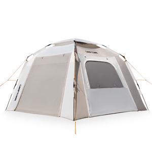 Tente d'extérieur toutes saisons CAMPTOWN ELPASO 400 avec système de poteaux breveté, plafond haut, parois en maille, circulation d'air à 360°, design anti-insectes et jupe anti-boue - Product Image 4