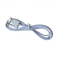 Kabel Data Audio/Video USB 2.0 Pria Senior 1 Meter 35mm, Tembaga Murni, Desain 4-bagian, Selubung PVC Bebas Halogen Rendah Asap, Tahan Lama