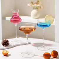 Verres à cocktail et à vin haut de gamme, modernes et créatifs, écologiques, 110 ml, pour bars, restaurants, fêtes et mariages (vente en gros)