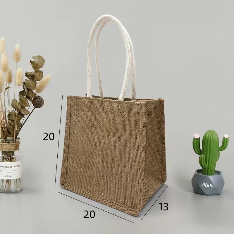 Borsa bianca vintage lino borsa