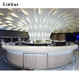 <span class=keywords><strong>Corina</strong></span> Éclairé Par LED de Réception En Pierre Artificielle Bar Réception - Product Image 3