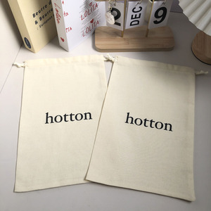 Custom Logo Printed Cotton <b>Dust</b> <b>Bag</b> for Luxury Handbag Reusable Organic Drawstring Pantyhose Storage Packing <b>Dust</b> Muslin Pouch - Product Image 3