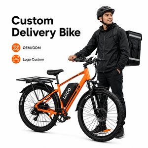 Vélo cargo électrique personnalisable 27,5 pouces, autonomie de 108 km, pour livreurs de repas, prix de gros usine - Product Image 1