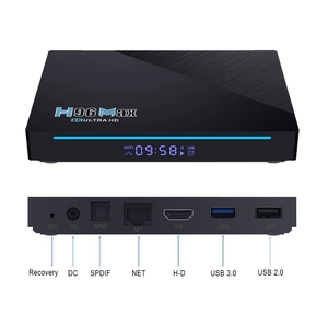 Boîtier <span class=keywords><strong>TV</strong></span> H96 Max Android 11 RK3566 Quad Core 4 Go de RAM 32 Go de ROM 4K <span class=keywords><strong>UHD</strong></span> WiFi 6 BT 4.0 HDR10 HLG Smart Set Top Box - Product Image 2