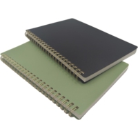 Carnet de notes en gros avec couverture en PVC, carnet de comptabilité de haute qualité A5, reliure cousue, papier offset, logo personnalisé, cahiers bon marché