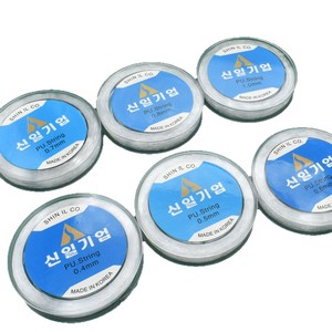 Cordón elástico transparente Shin Il Co Pu String de 0.5mm para pulseras de cuentas de oración - Product Image 4