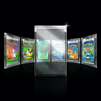 Boîte de rappel de protection UV personnalisée 99%, boîte de protection de carte acrylique boîte d'affichage en acrylique haute transparence pour paquet de rappel