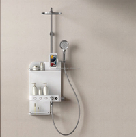 Système de colonne de douche thermostatique en acier inoxydable HL-3201 Inverseur de panneau de douche de bain écologique pour bec de robinet de salle de bain