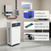 Système de stockage d'énergie domestique solaire photovoltaïque au lithium LiFePO4 2026 Deep 51.2V 15kWh EVE 314Ah 50kWh