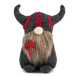Gnomo vikingo de Navidad WJC01 Rudolph muñeca sin rostro megáfono decorativo gladiador muñeca creativa escritorio ornamento Duende - Product Image 5