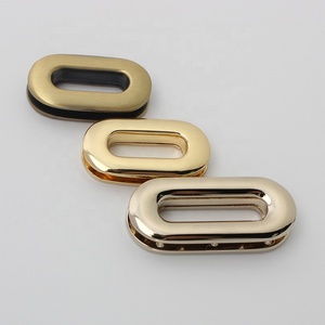 Ojetes Metálicos Personalizados en Negro, Oro Rosa y Cromo, Ojetes Planos de Alambre, Ojetes Redondos y Ovalados para Bolsas/Ropa/Zapatos - Product Image 4