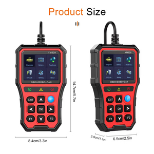 Podofo Scanner de diagnostic OBD2 avec écran IPS de 2,8 pouces, application de diagnostic à distance, outil OTA DTC pour VW/BMW/Porsche/Toyota/Ford/Nissan/Hyundai après 1996 - Product Image 5