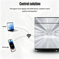Module incurvé P2 d'intérieur, Meilleure vente, Poste de DJ portable, Façade de table de DJ avec écran LED pour boîte de nuit