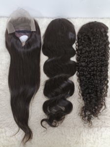 Letsfly 10-32 pouces 13x4 Lace Frontal Cheveux Brésiliens Lisses ou Bouclés Longs pour Perruque Densité 200% Cheveux 100% Vierges - Product Image 4
