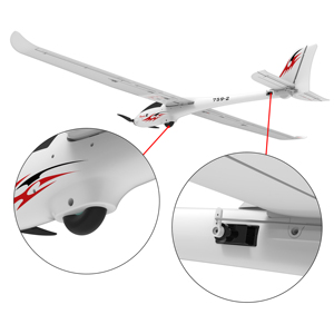 MT Volantex <span class=keywords><strong>Radio</strong></span> Control Glider <span class=keywords><strong>Phoenix</strong></span> 2400 avec fuselage monocoque en plastique, moteur brushless, 5 canaux, presque prêt à voler (PNP) 759-3 - Product Image 6