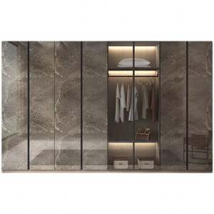 Modern Solid Wood Dining Room Closet Systems Organizers Storage Shelves <b>for</b> Home Bar and Living Room - Product Image 5