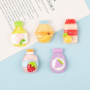 เครื่องประดับรูปสัตว์การ์ตูน 3 มิติ ยี่ห้อ Pretty <span class=keywords><strong>Fox</strong></span>  ทำจากเรซิ่นเรืองแสงในที่มืด  แบบ DIY ใช้กาวครีม  เป็นมิตรกับสิ่งแวดล้อม  รูปทรงขวดเครื่องดื่มผลไม้ - Product Image 2