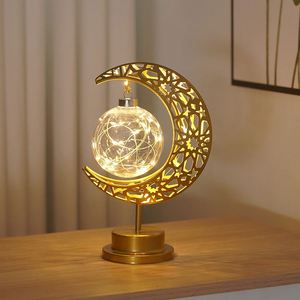 New EID Mubarak Ramadan Decor Islamic <b>LED</b> Moon <b>Star</b> Table Ramadan Lamp Moon <b>Star</b> Lights Table Desk Lamp Orb Lamp - Product Image 4