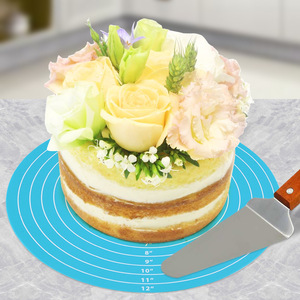 Esteras redondas resistentes al calor, utensilios <span class=keywords><strong>de</strong></span> pastelería <span class=keywords><strong>de</strong></span> alta calidad, estera <span class=keywords><strong>de</strong></span> <span class=keywords><strong>silicona</strong></span> antiadherente para amasar - Product Image 2