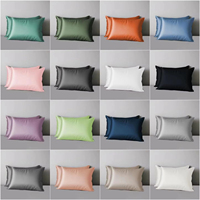 Taie d'oreiller enveloppante en soie de mûrier 100% tissée, douce et lisse, pour cheveux et peau, taille personnalisée, style hôtelier moderne, vente en gros usine