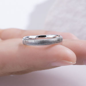 Anillo de Oro Blanco de 10K para Mujer, Joyería Messi MSR-2058 - Product Image 5