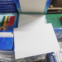 40Up 45 Up 100 Barcode 45Up Autocollant multi-usages Demi-feuille A4 Étiquettes d'expédition auto-adhésives