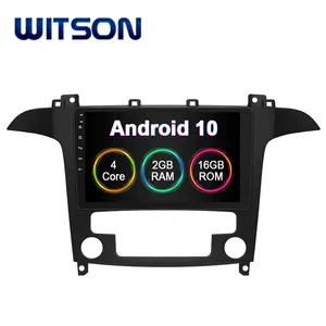 WITSON 안드로이드 10.0 2 포드 S-MAX 2008 2009 2010 내장 2GB RAM 16GB 플래시 멀티미디어 범용