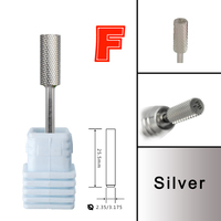 Brocas profesionales de carburo de tungsteno de acero inoxidable de barril pequeño 5.35 para taladro de uñas, accesorios de fresado al por mayor