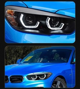 Faro Anteriore per BMW Serie 1 <span class=keywords><strong>F20</strong></span> <span class=keywords><strong>116i</strong></span> 118i 2015-2018 Lampada di Aggiornamento con DRL Indicatore di Direzione Proiettore Accessori Auto Luce Frontale - Product Image 6