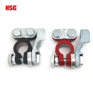 Connecteurs de bornes de batterie de voiture codés par couleur, avec embouts supérieurs et joints en <span class=keywords><strong>feutre</strong></span> anti-corrosion assortis - Product Image 5